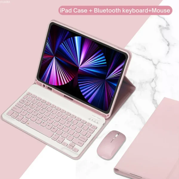 Custodia con Tastiera per iPad – Cover con Tastiera Staccabile e Supporto Magnetico - immagine 22