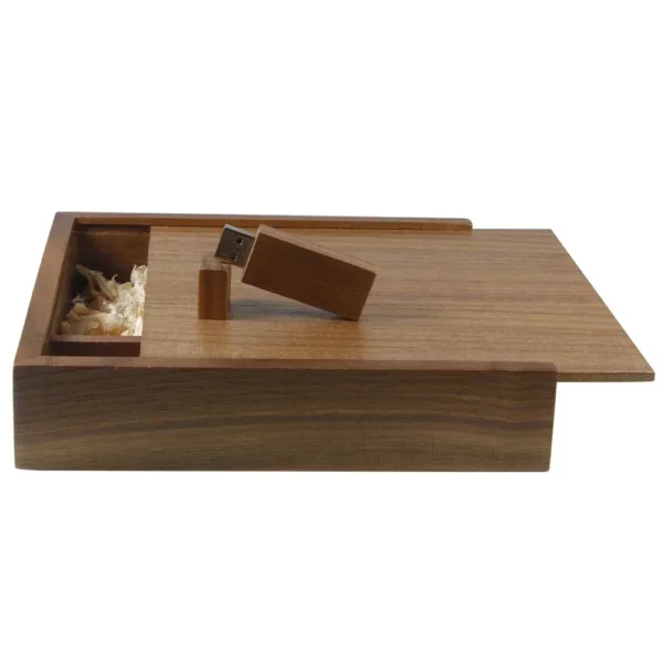 JASTER Maple Photo Album USB Flash Drive con Scatola in Legno – Pendrive 8GB, 16GB, 32GB, 64GB, 128GB Personalizzabile con Logo – Regalo per Fotografia, 17017035mm - immagine 14