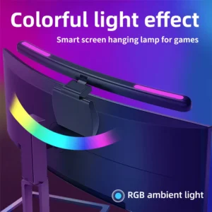 Lampada LED USB da Monitor con Dimmerazione Continua – Barra Luminosa a Sospensione per Schermo Curvo